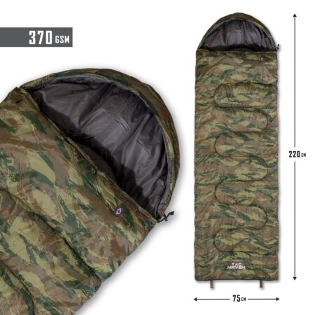 Sleeping bag Major 370gr D19002-camo